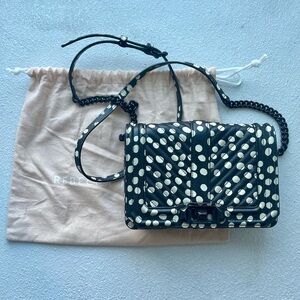 Excellent Condition Rebecca Minkoff Quilted Polka Dot Leather Crossbody Bag